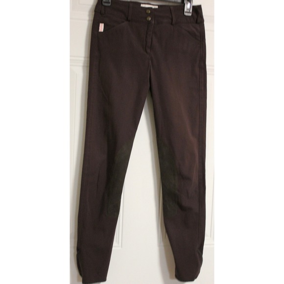 The Tailored Sportsman Women's Brown Equestrian Riding Breeches SZ 26 USA Made - Picture 7 of 11